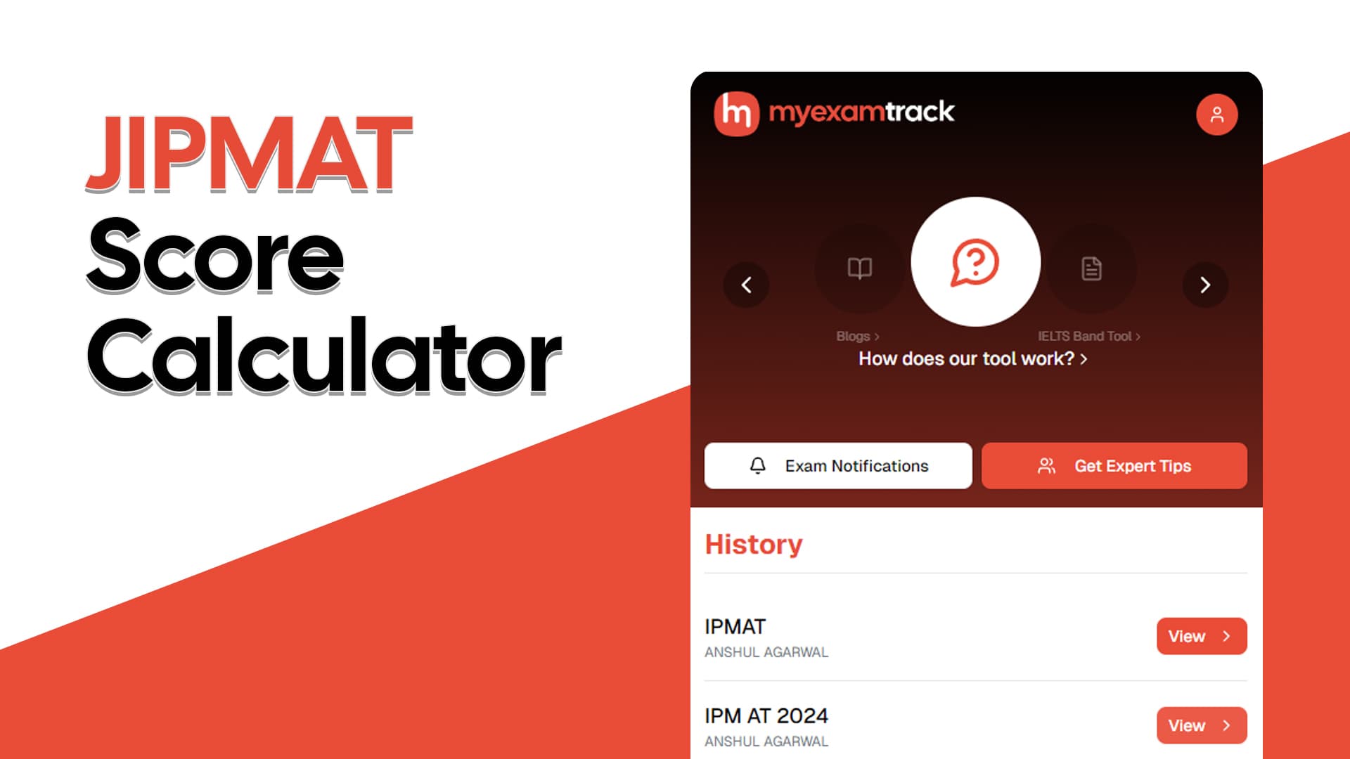 Best JIPMAT Score Calculator 2025 | Instant Analysis with MyExamTrack's Free Tool