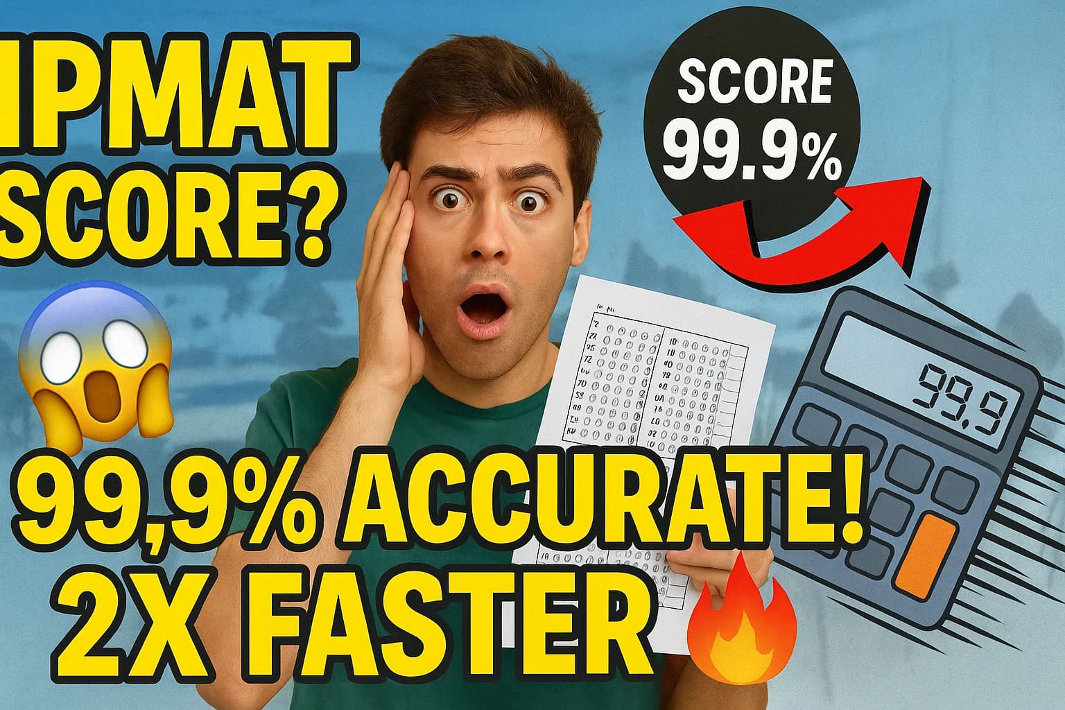 99.9% Accurate IPMAT Score Calculator | 2X Faster Than Others | The Only Tool You Need