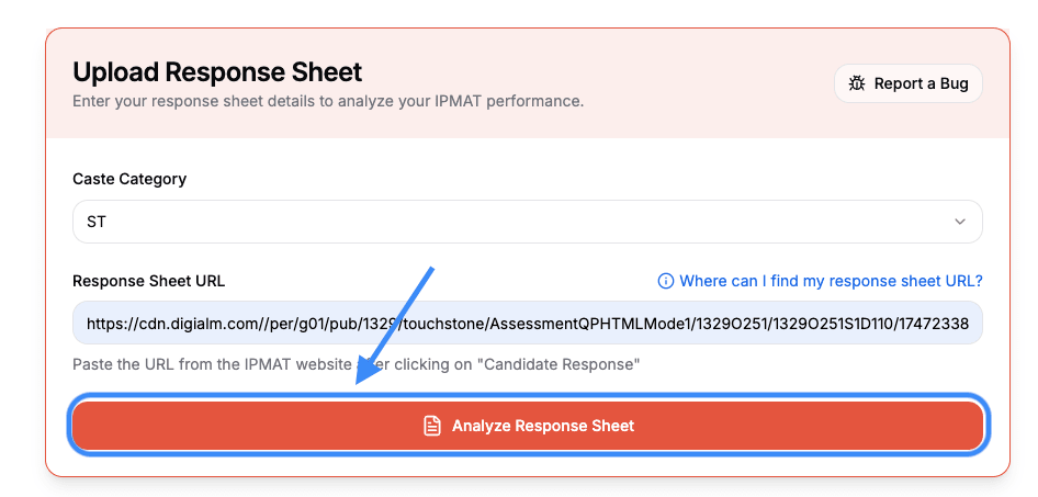 all exam response sheet analyzer free tool