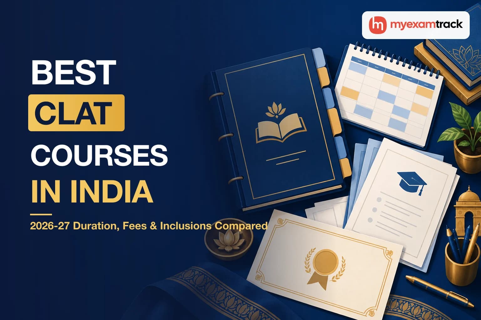 Best CLAT Courses in India 2026-27